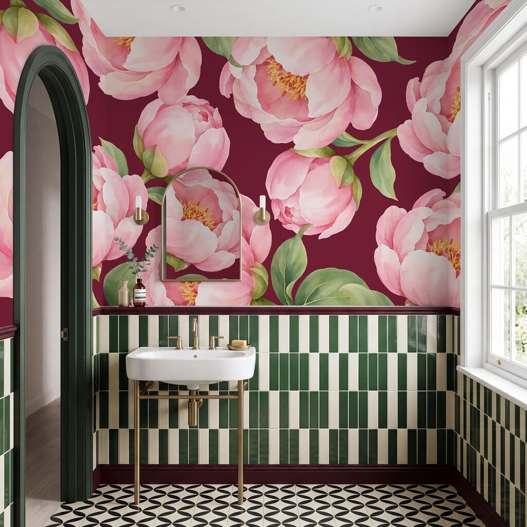 Fiori rosa aperti — ambiente 1