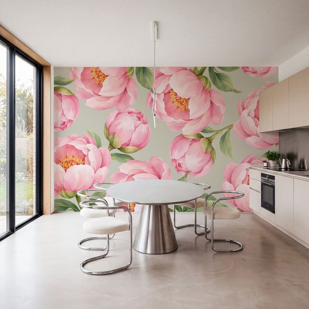 Fiori rosa aperti — ambiente 3