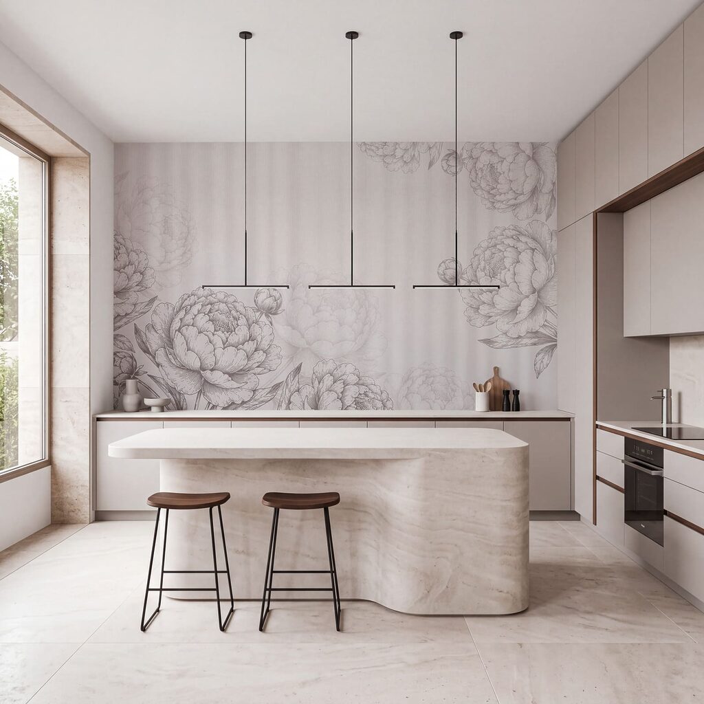 Fiori a contorno — ambiente 3