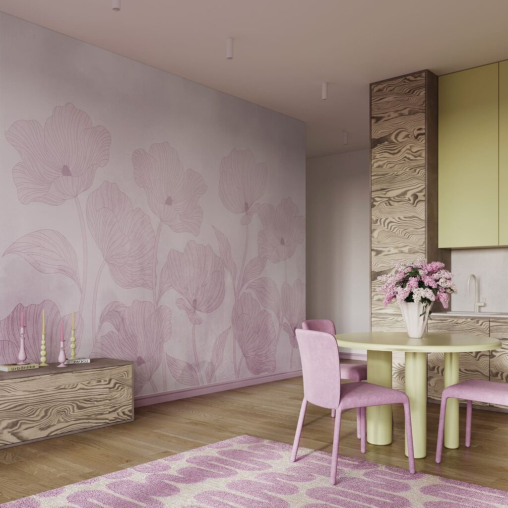 Fiori dalle nervature sottili — ambiente 3