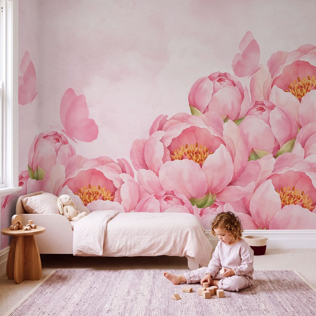 Bordo rosa con farfalle — ambiente 6