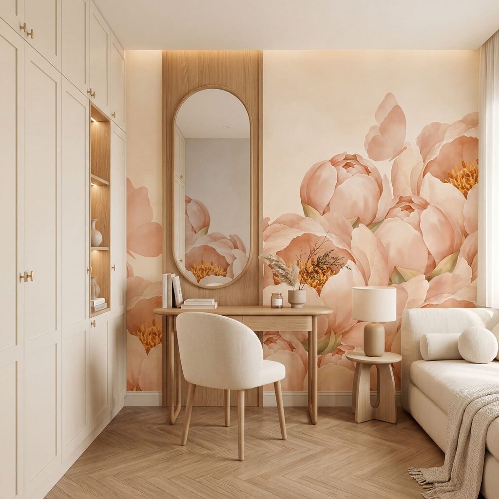Bordo rosa con farfalle — ambiente 3