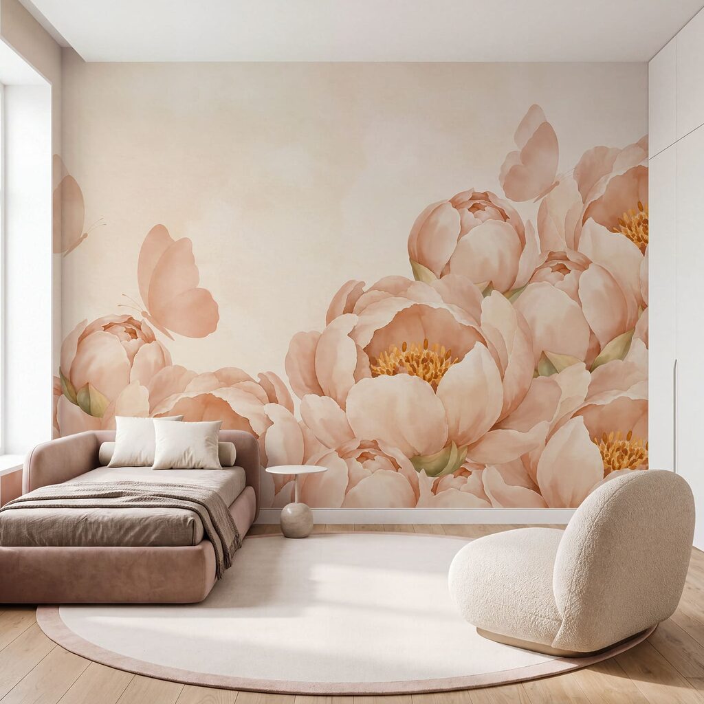 Bordo rosa con farfalle — ambiente 1