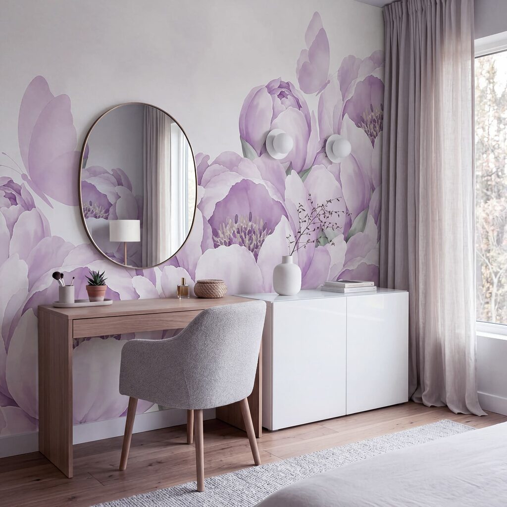 Bordo rosa con farfalle — ambiente 2