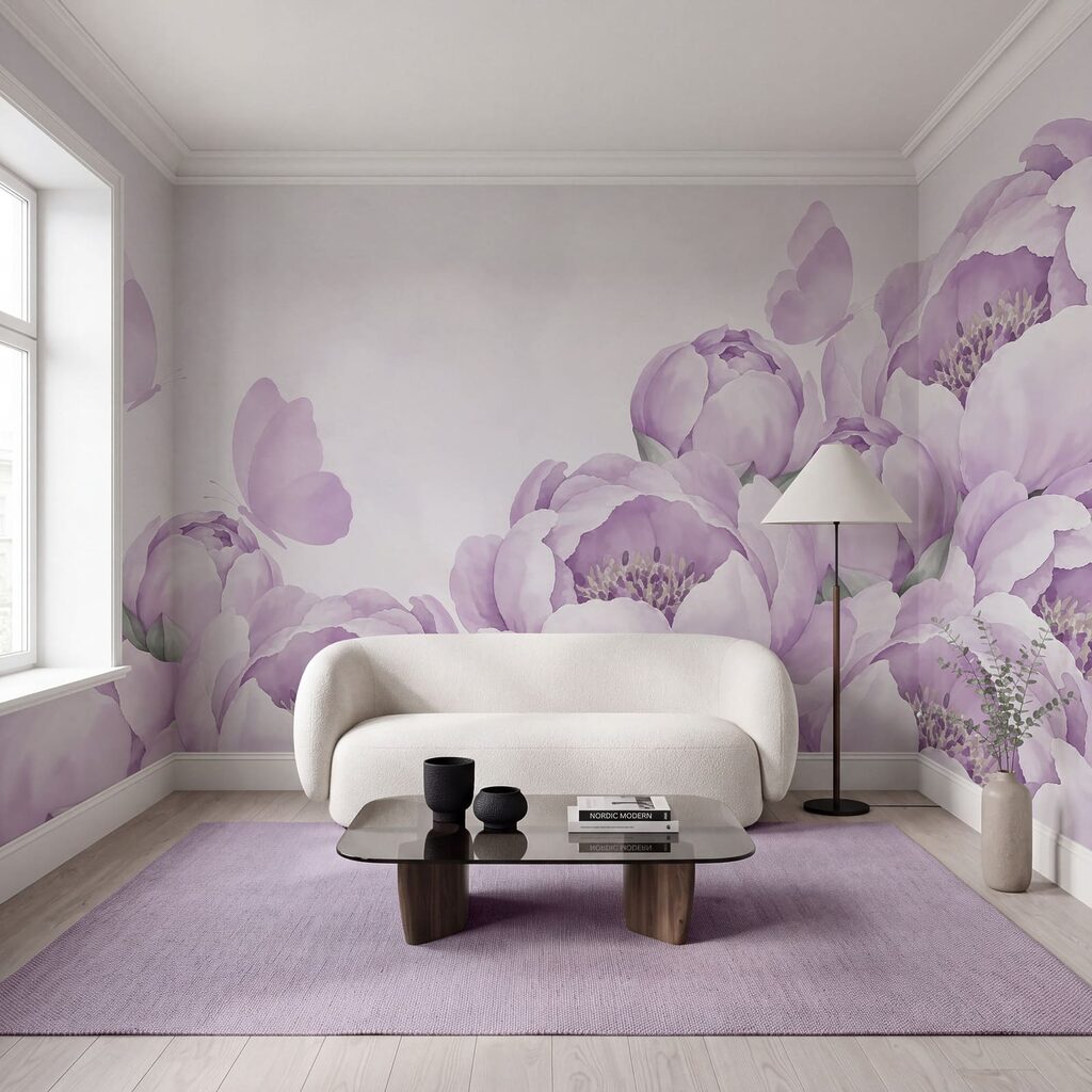 Bordo rosa con farfalle — ambiente 3