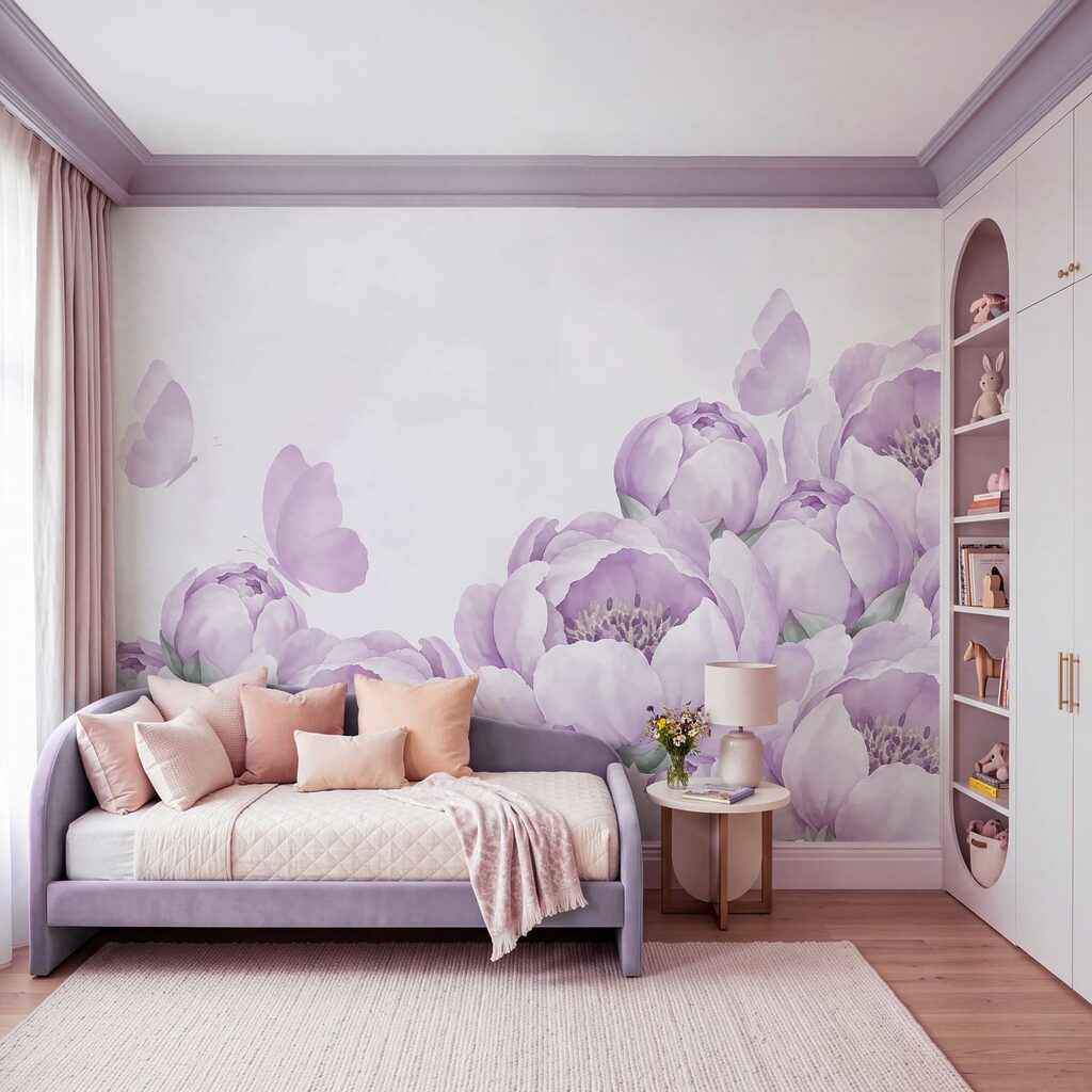 Bordo rosa con farfalle — ambiente 4