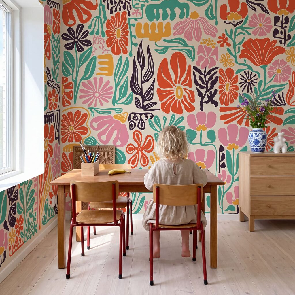 Fiori tropicali a ritagli — ambiente 3
