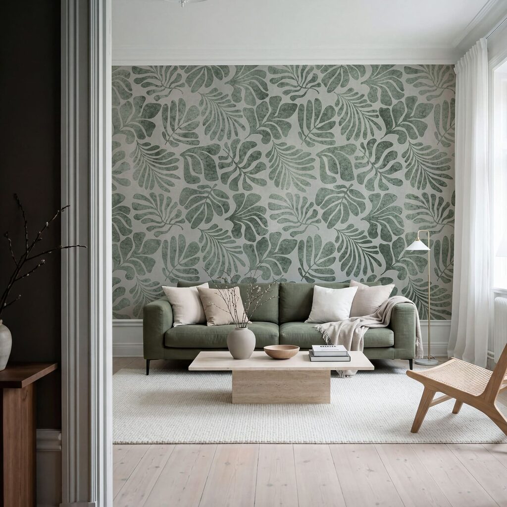Impronte di foglie tropicali — ambiente 3