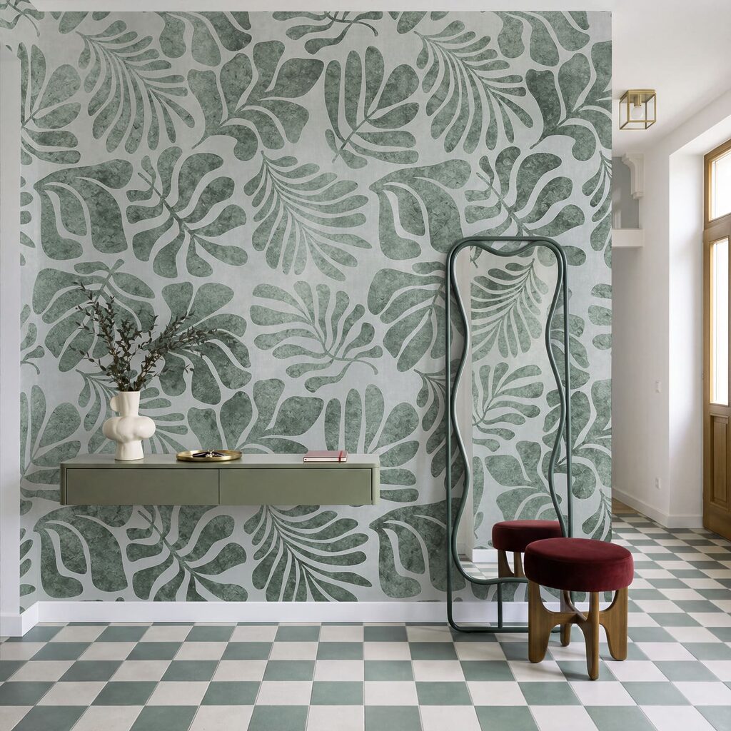 Impronte di foglie tropicali — ambiente 1