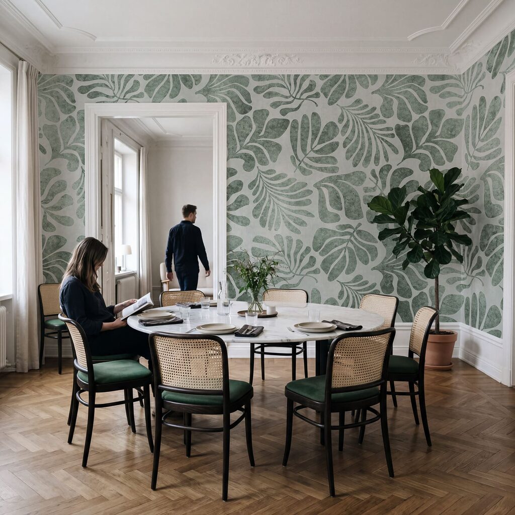 Impronte di foglie tropicali — ambiente 4