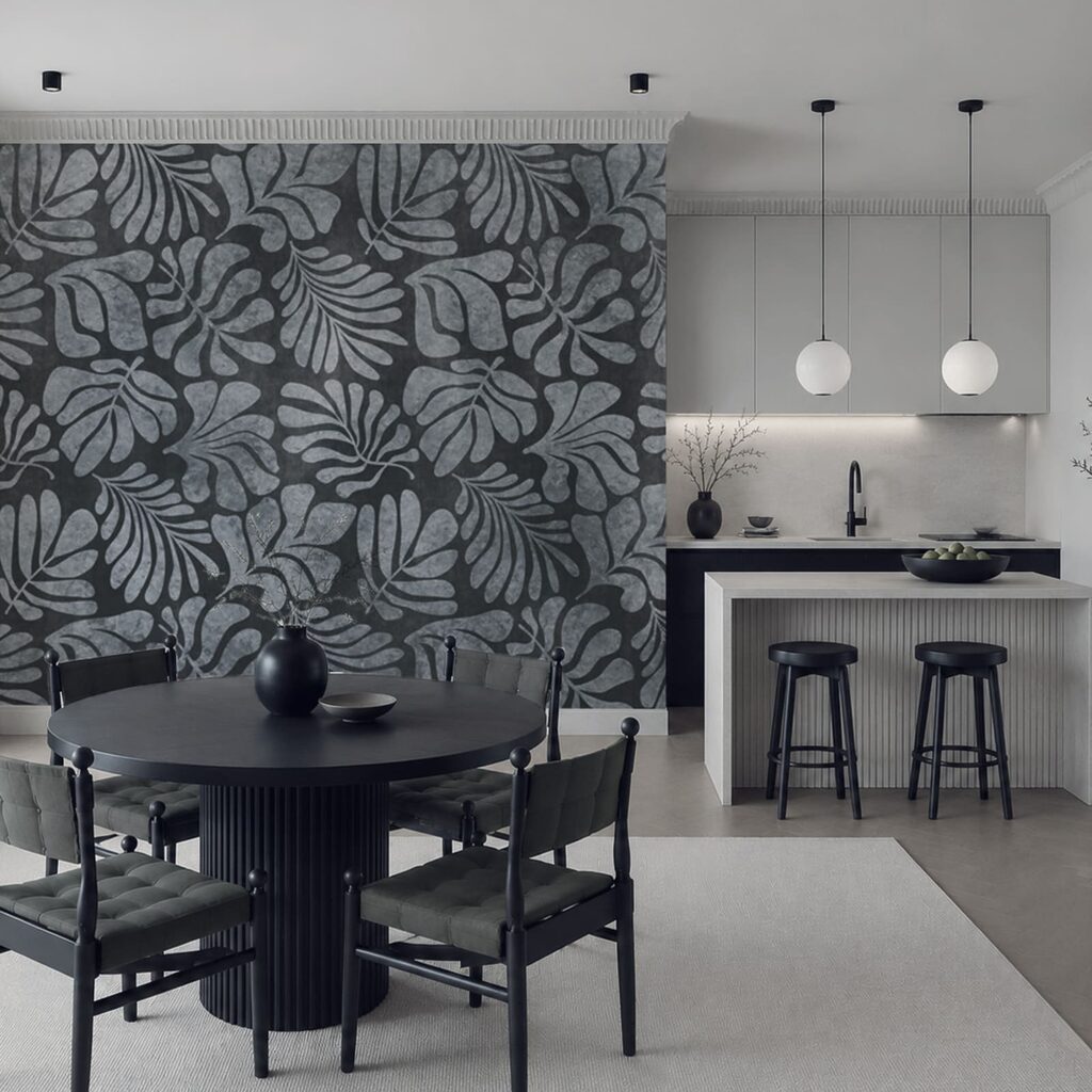 Impronte di foglie tropicali — ambiente 4