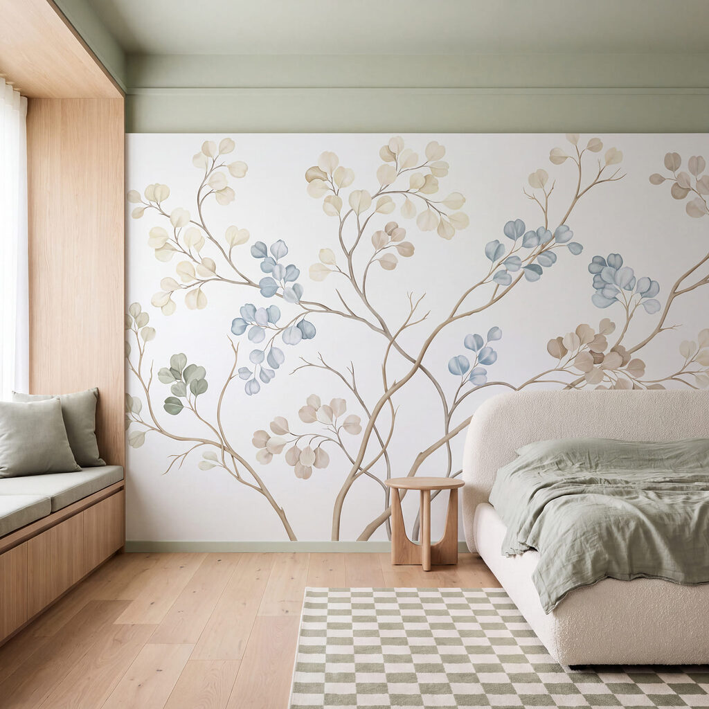 Foglioline tonde sui rami — ambiente 2