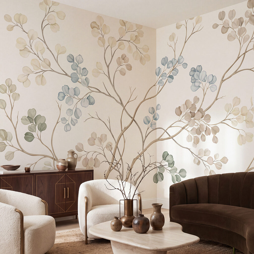 Foglioline tonde sui rami — ambiente 3