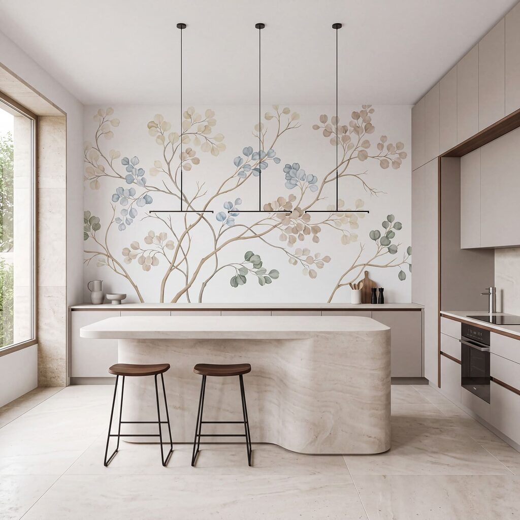 Foglioline tonde sui rami — ambiente 6