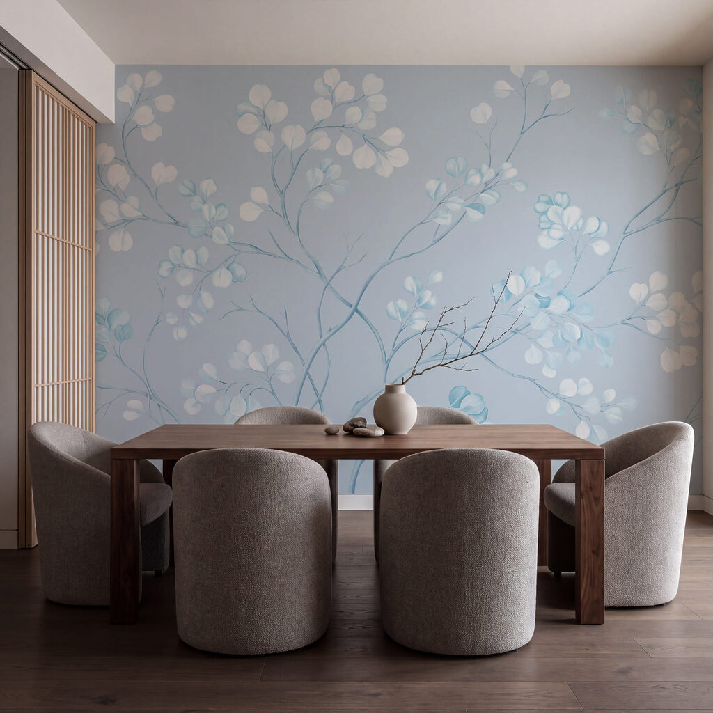 Foglioline tonde sui rami — ambiente 3
