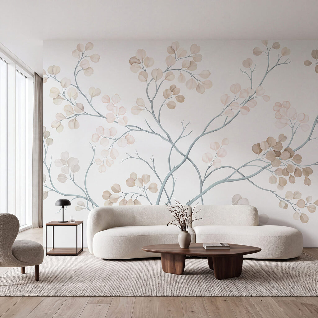 Foglioline tonde sui rami — ambiente 3