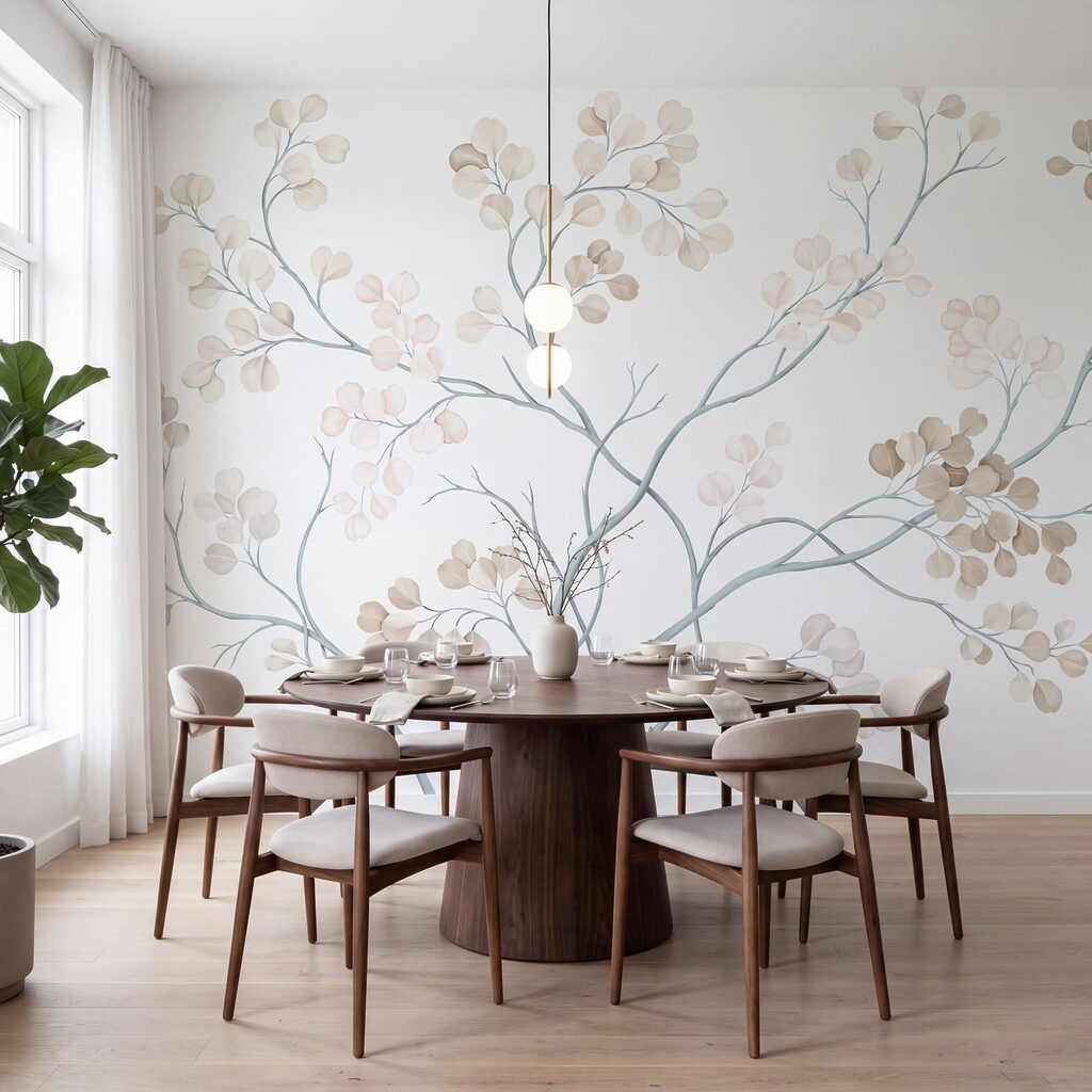 Foglioline tonde sui rami — ambiente 1