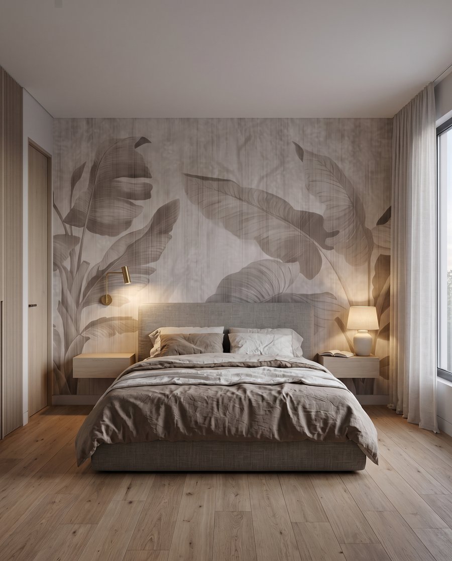 Foglie su bianco — ambiente 2