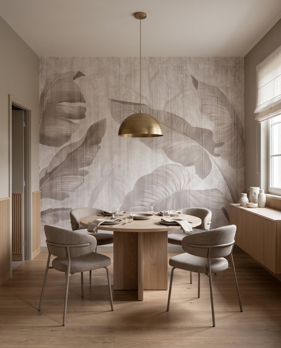 Foglie su bianco — ambiente 5