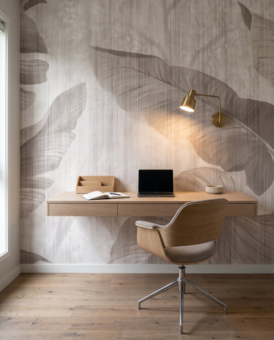 Foglie su bianco — ambiente 6
