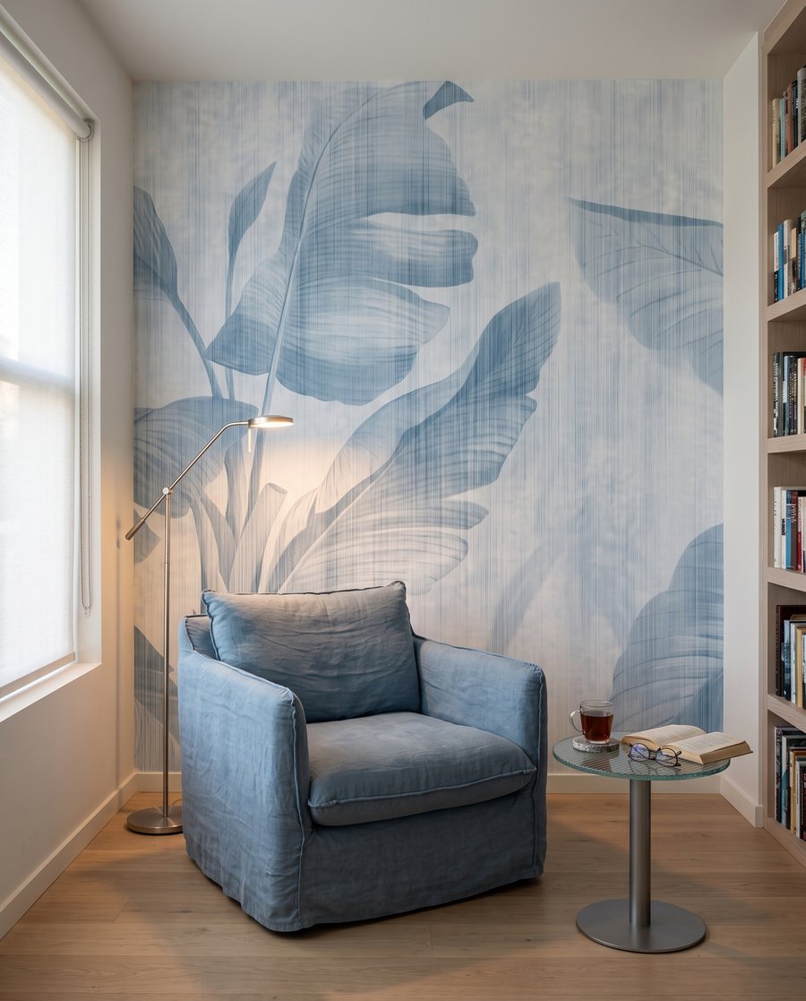 Foglie su bianco — ambiente 3