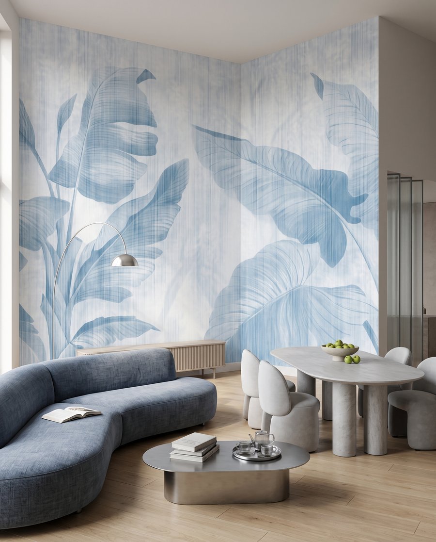 Foglie su bianco — ambiente 5