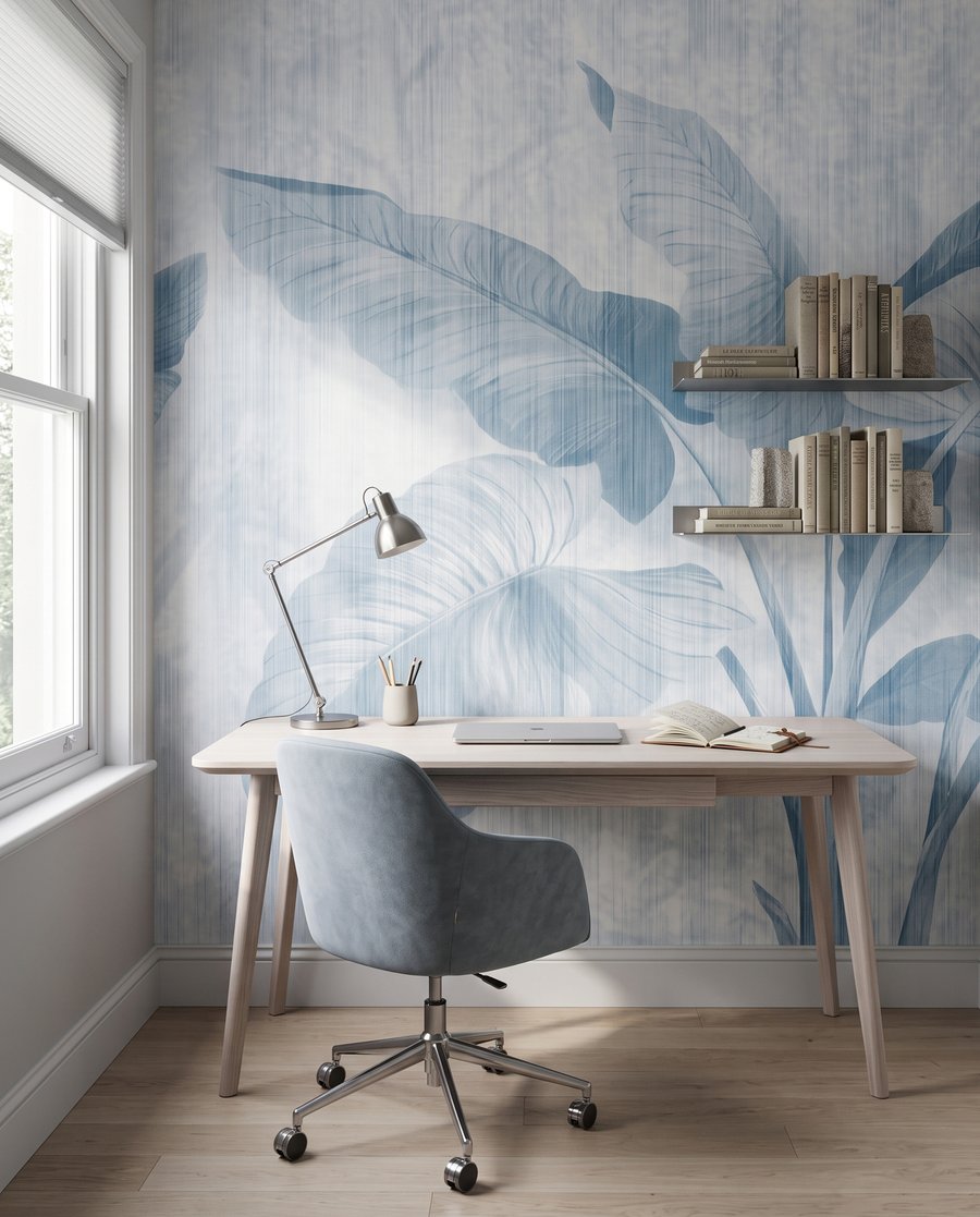 Foglie su bianco — ambiente 1