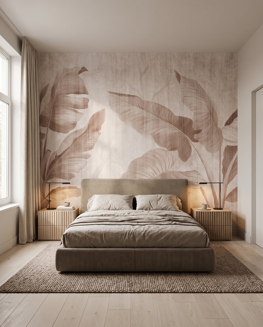 Foglie su bianco — ambiente 1