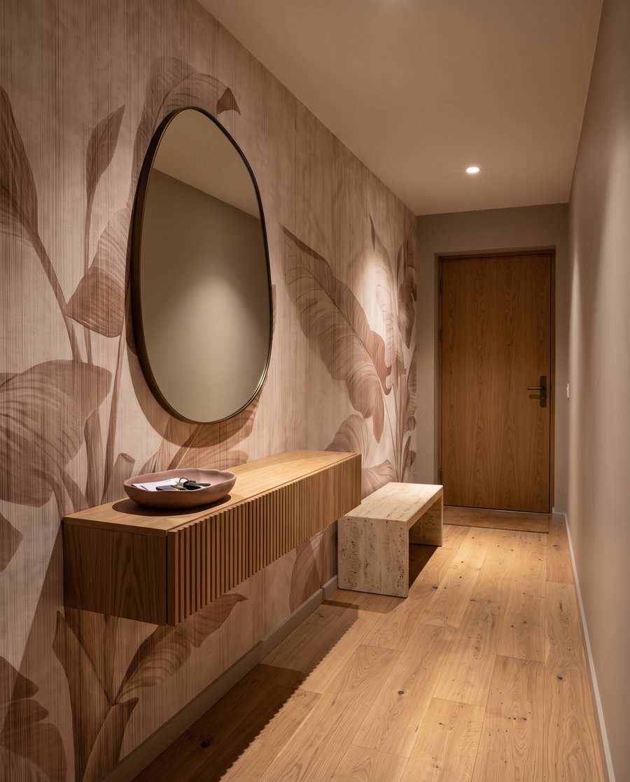 Foglie su bianco — ambiente 4