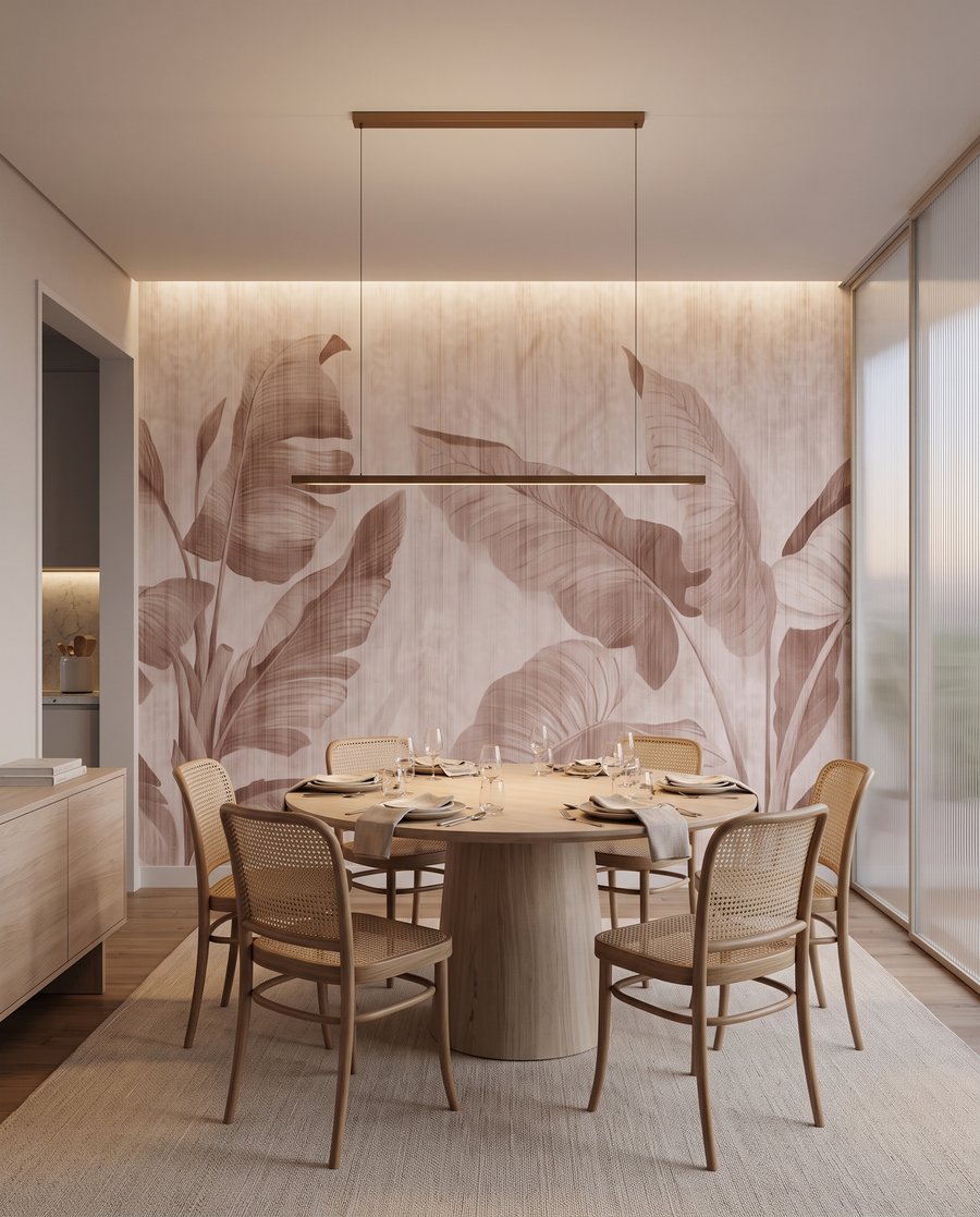 Foglie su bianco — ambiente 5