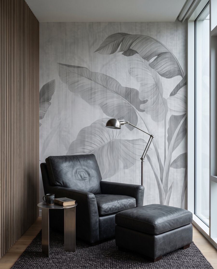 Foglie su bianco — ambiente 4