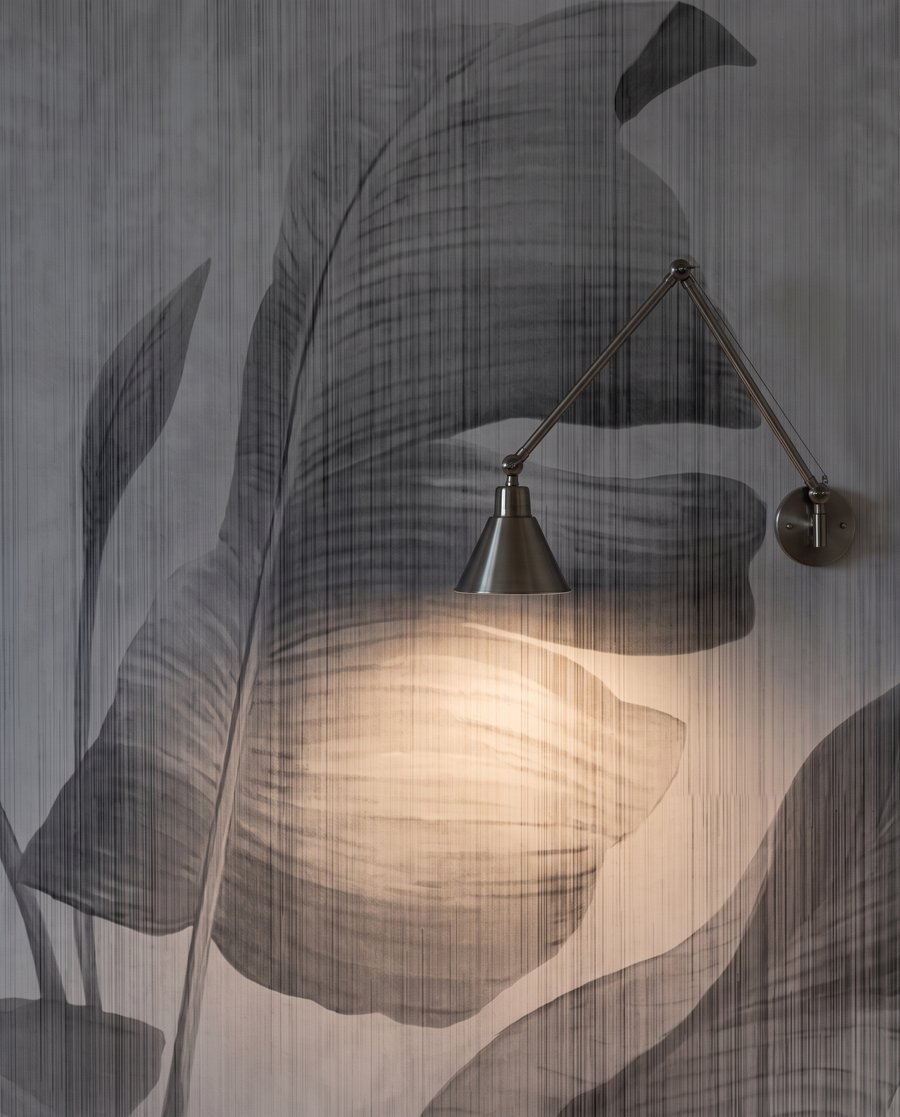 Foglie su bianco — dettaglio