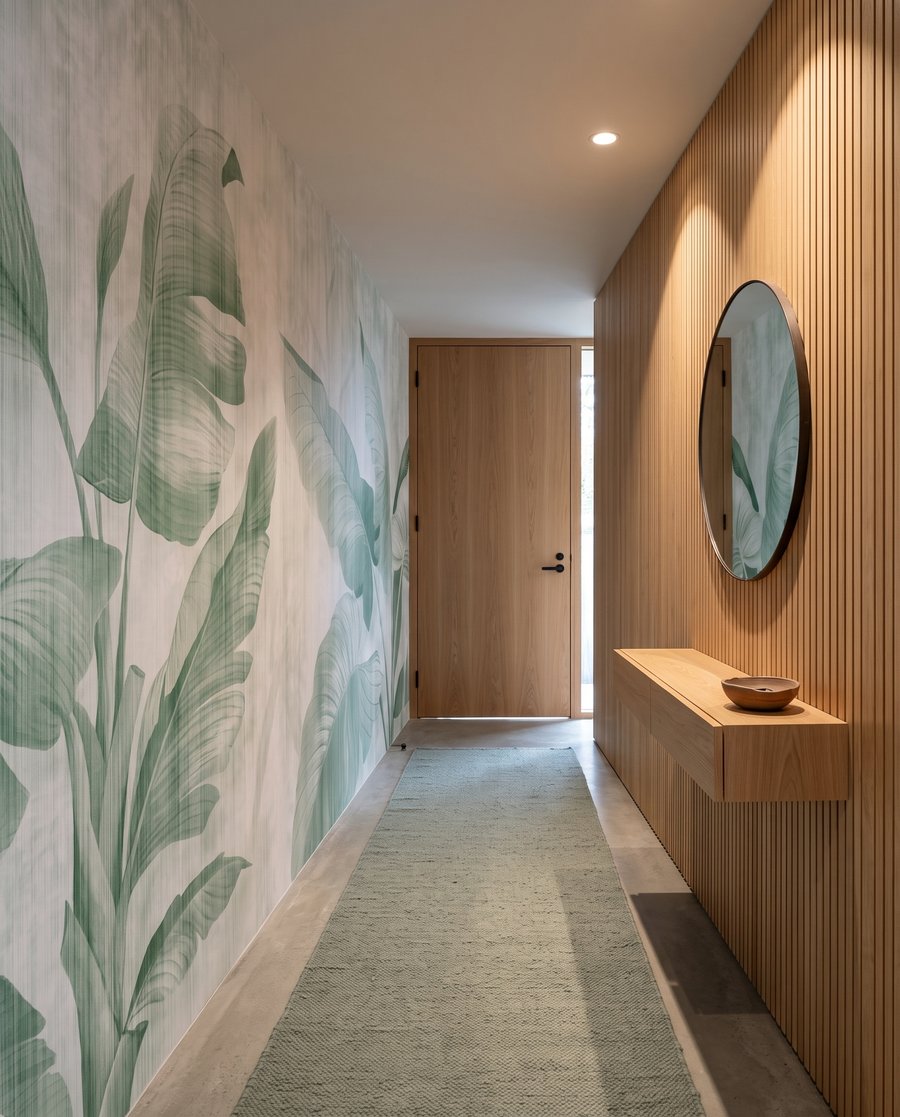 Foglie su bianco — ambiente 5