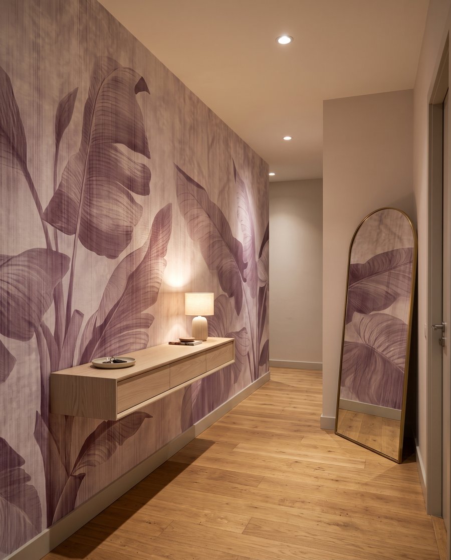 Foglie su bianco — ambiente 3