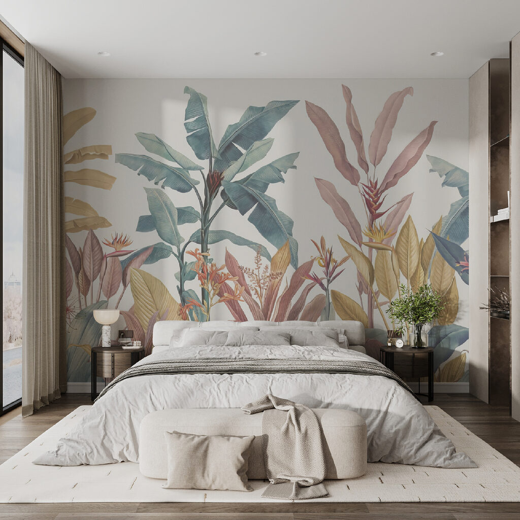Giardino tropicale pastello — ambiente 4
