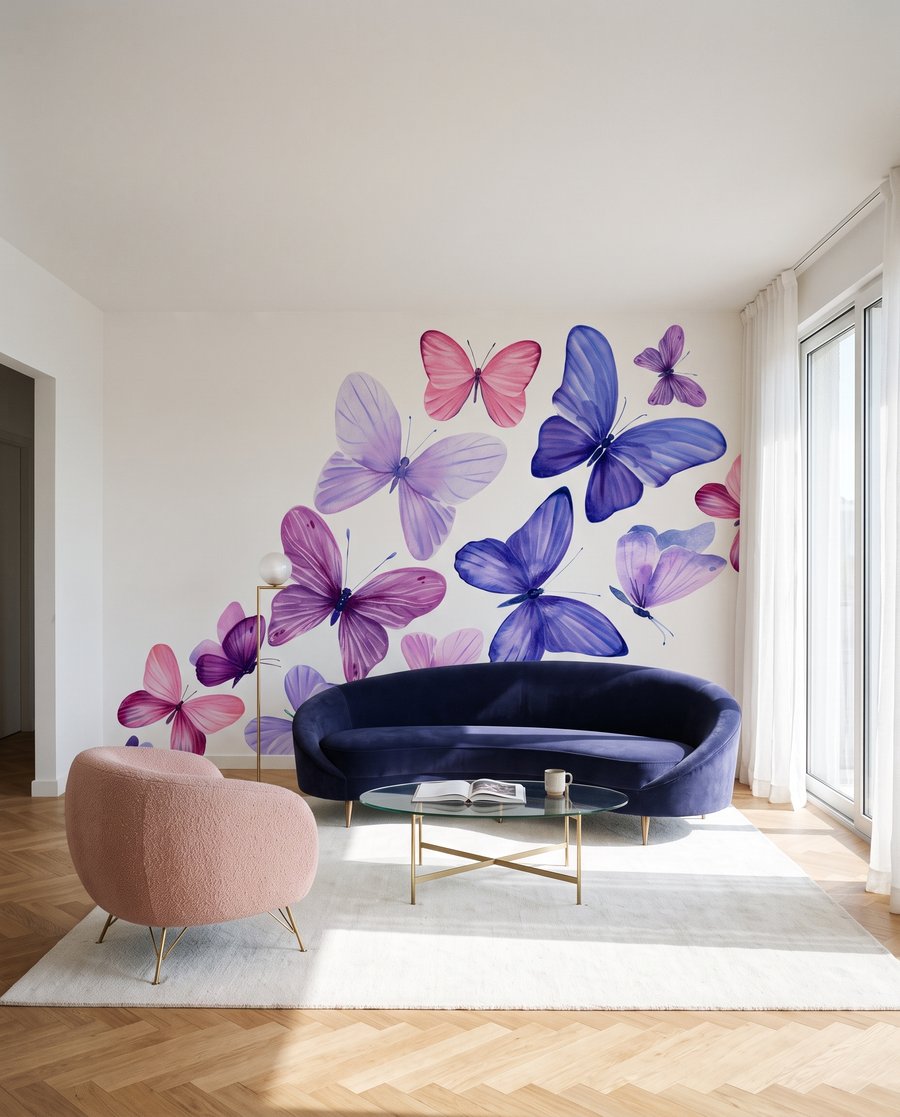 Farfalle in volo — ambiente 3