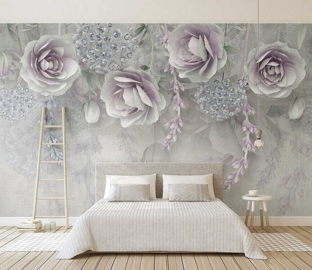 Rose grigie pendenti — ambiente 1