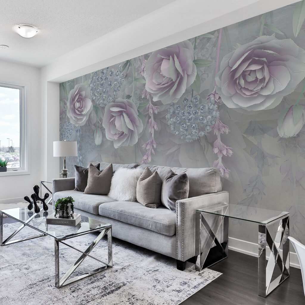 Rose grigie pendenti — ambiente 2