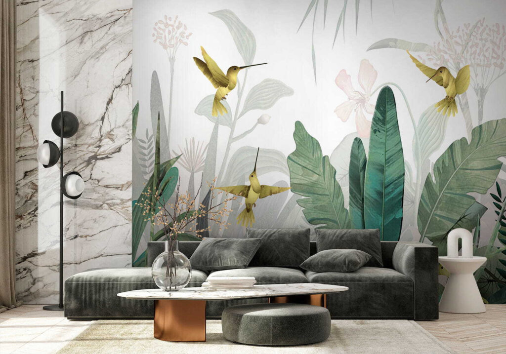 Colibrì tra le foglie — ambiente 5
