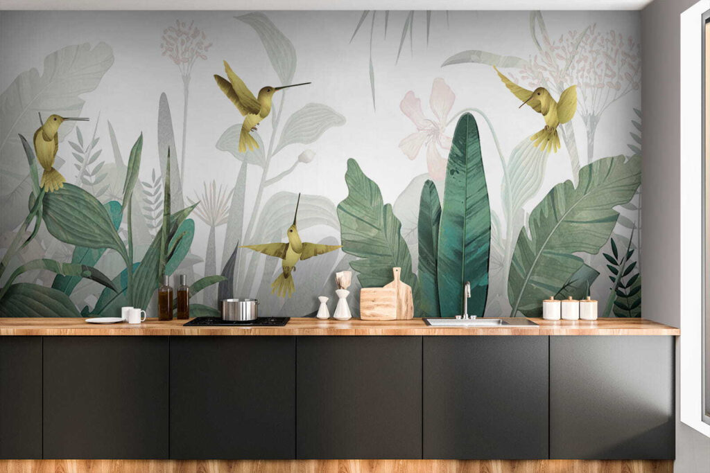 Colibrì tra le foglie — ambiente 9