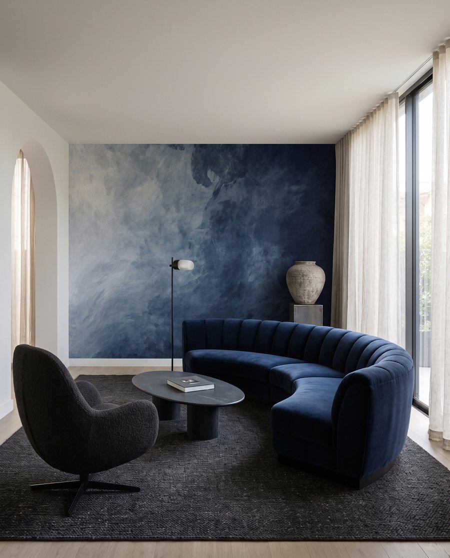 Nuvole blu sfumate — ambiente 3