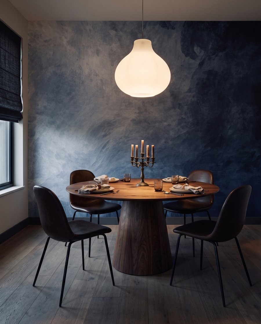Nuvole blu sfumate in un ambiente