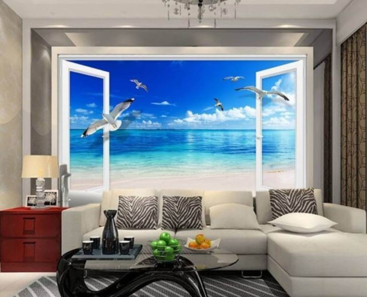Gabbiani sul mare — ambiente 1