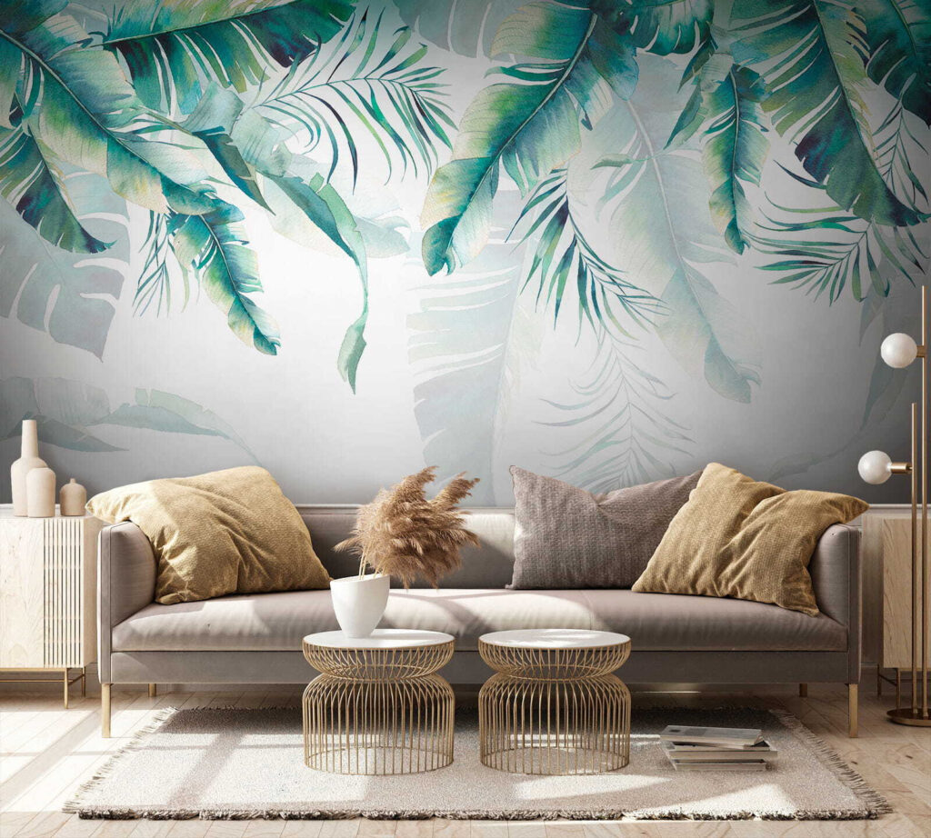 Foglie tropicali sospese — ambiente 8