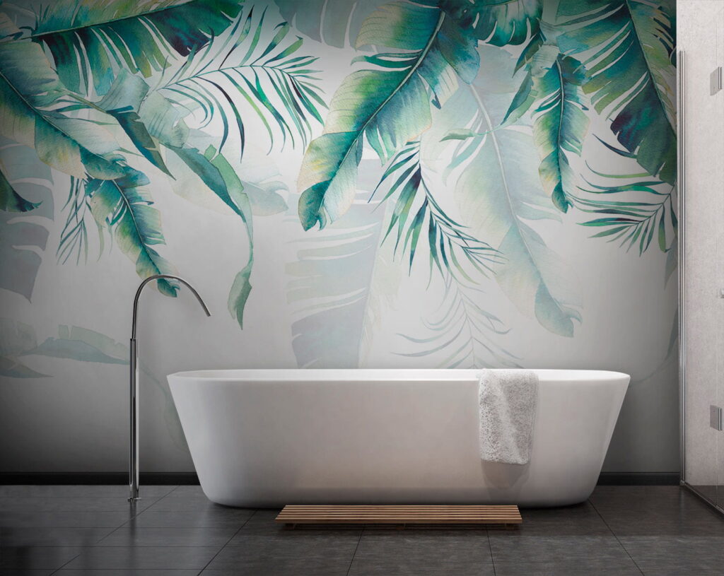 Foglie tropicali sospese — ambiente 10