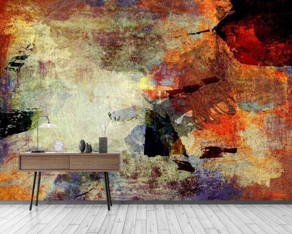 Tracce di colore in un ambiente