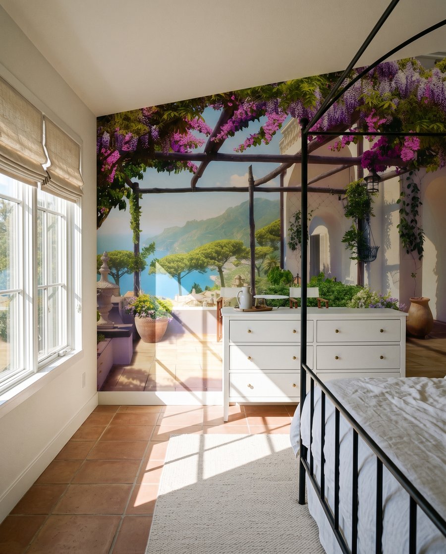 Sotto la pergola fiorita — ambiente 2