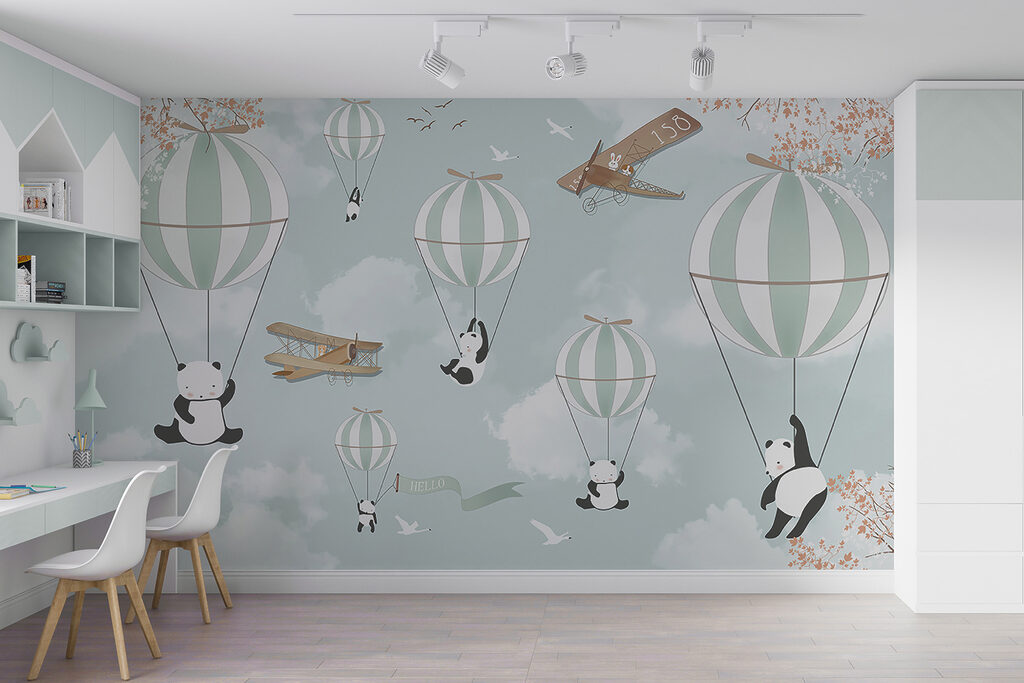 Panda tra le mongolfiere — ambiente 4