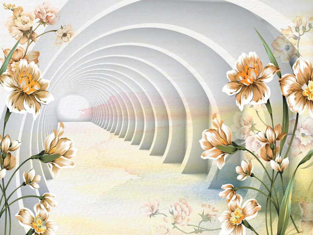 Fiori sotto gli archi — design completo