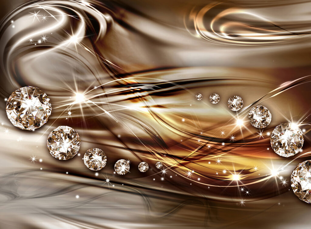 Onde brune scintillanti — design completo
